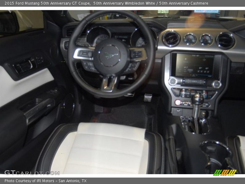 50th Anniversary Wimbledon White / 50th Anniversary Cashmere 2015 Ford Mustang 50th Anniversary GT Coupe
