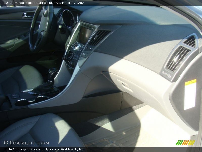 Blue Sky Metallic / Gray 2012 Hyundai Sonata Hybrid