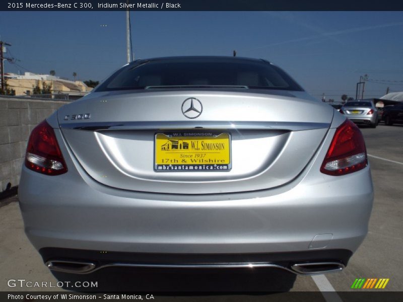 Iridium Silver Metallic / Black 2015 Mercedes-Benz C 300