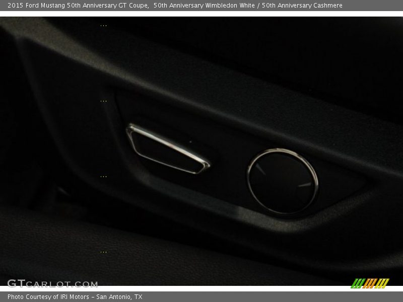 50th Anniversary Wimbledon White / 50th Anniversary Cashmere 2015 Ford Mustang 50th Anniversary GT Coupe