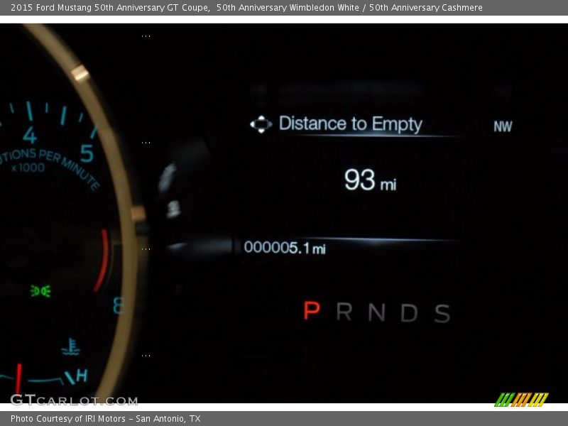 50th Anniversary Wimbledon White / 50th Anniversary Cashmere 2015 Ford Mustang 50th Anniversary GT Coupe