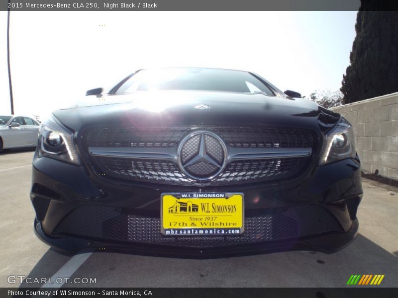 Night Black / Black 2015 Mercedes-Benz CLA 250