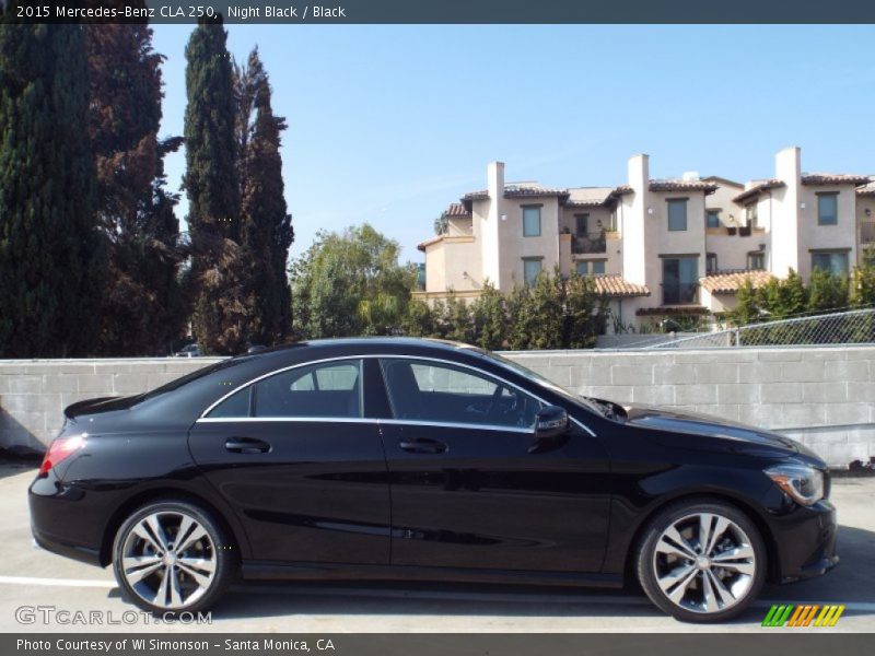 Night Black / Black 2015 Mercedes-Benz CLA 250