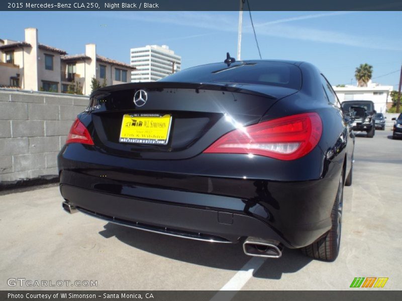 Night Black / Black 2015 Mercedes-Benz CLA 250