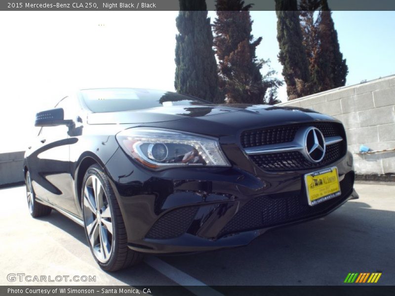 Night Black / Black 2015 Mercedes-Benz CLA 250