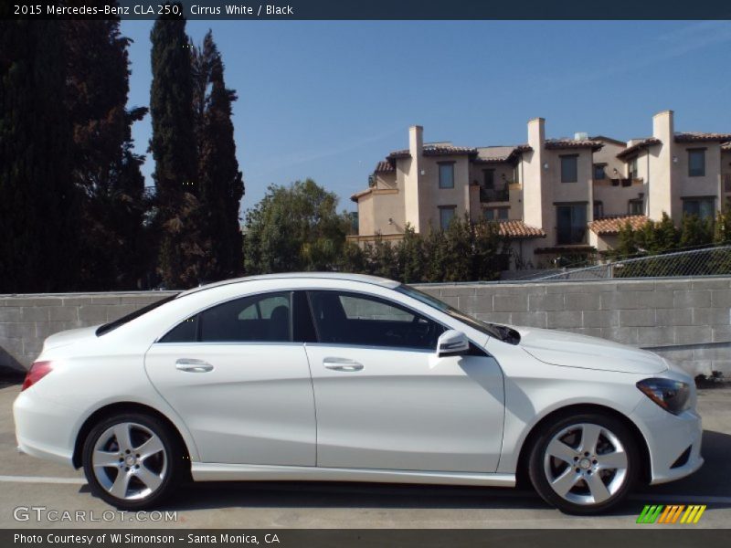 Cirrus White / Black 2015 Mercedes-Benz CLA 250