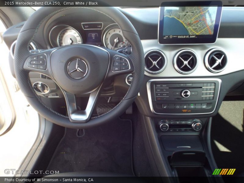 Cirrus White / Black 2015 Mercedes-Benz CLA 250
