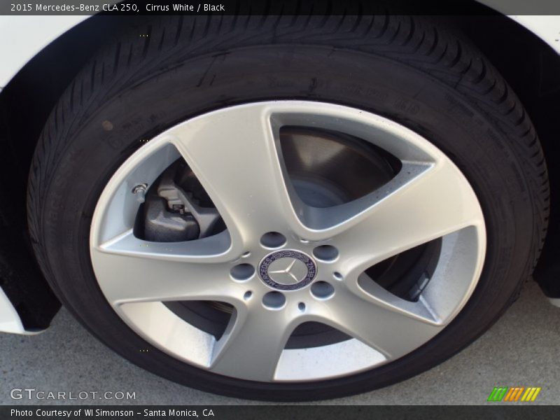 Cirrus White / Black 2015 Mercedes-Benz CLA 250