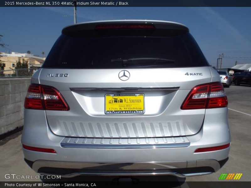 Iridium Silver Metallic / Black 2015 Mercedes-Benz ML 350 4Matic