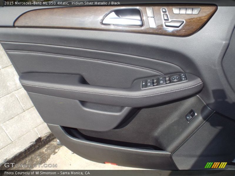 Iridium Silver Metallic / Black 2015 Mercedes-Benz ML 350 4Matic