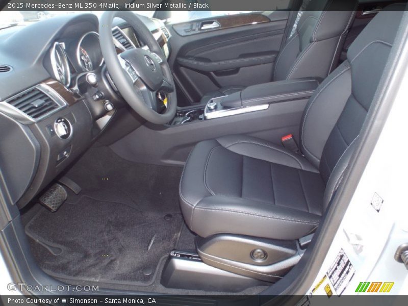 Iridium Silver Metallic / Black 2015 Mercedes-Benz ML 350 4Matic