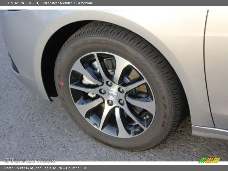 Slate Silver Metallic / Graystone 2015 Acura TLX 2.4