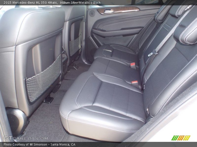 Iridium Silver Metallic / Black 2015 Mercedes-Benz ML 350 4Matic