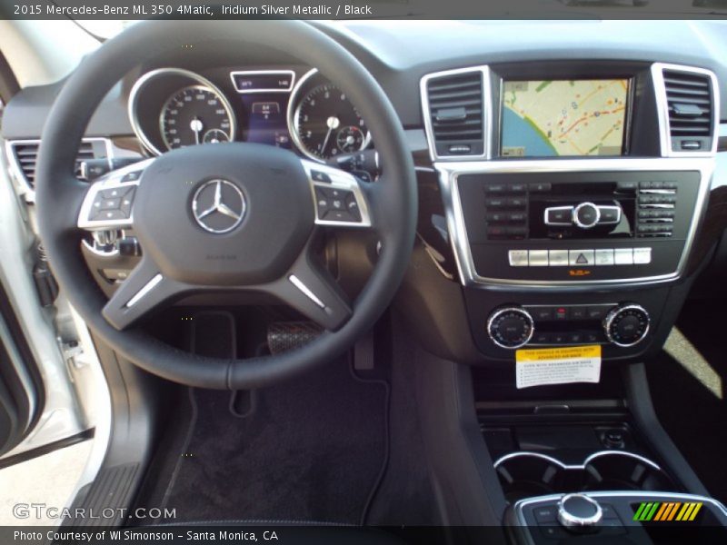 Iridium Silver Metallic / Black 2015 Mercedes-Benz ML 350 4Matic