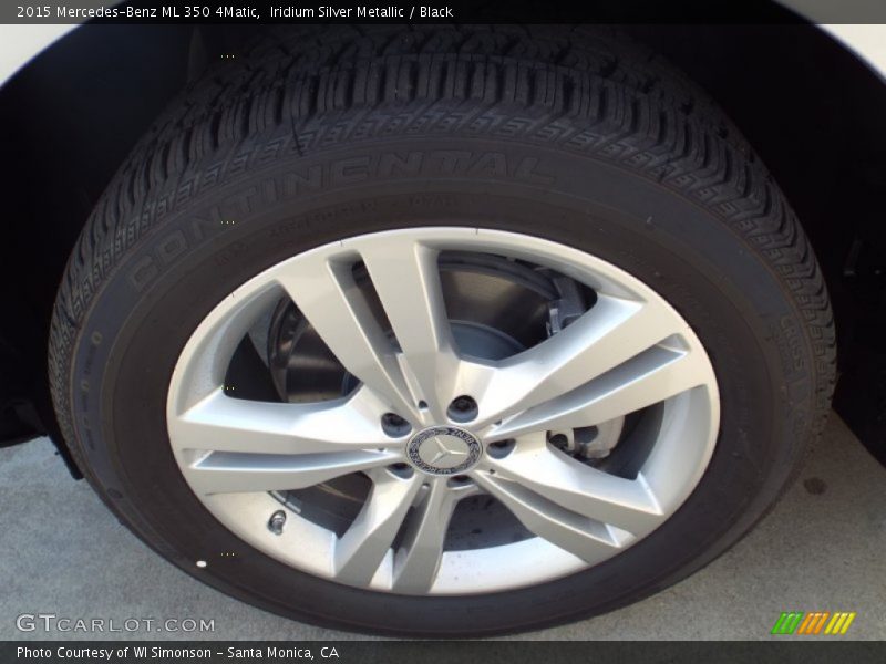 Iridium Silver Metallic / Black 2015 Mercedes-Benz ML 350 4Matic