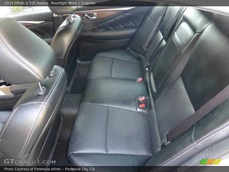 Rear Seat of 2014 Q 50S Hybrid