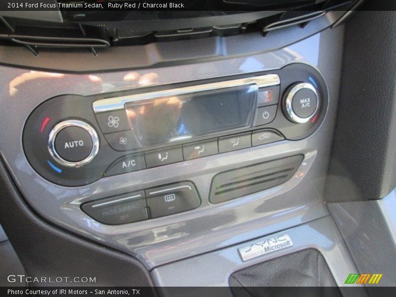 Ruby Red / Charcoal Black 2014 Ford Focus Titanium Sedan