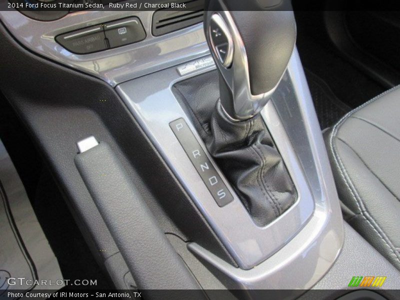 Ruby Red / Charcoal Black 2014 Ford Focus Titanium Sedan