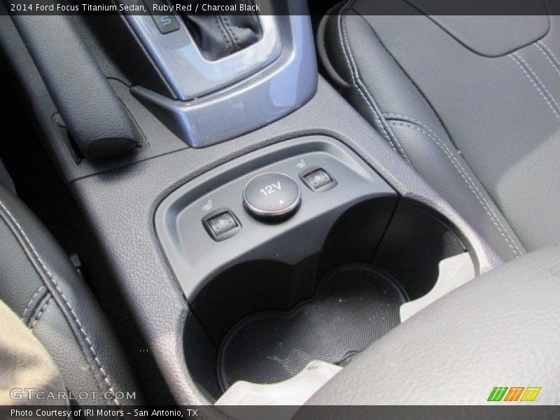 Ruby Red / Charcoal Black 2014 Ford Focus Titanium Sedan
