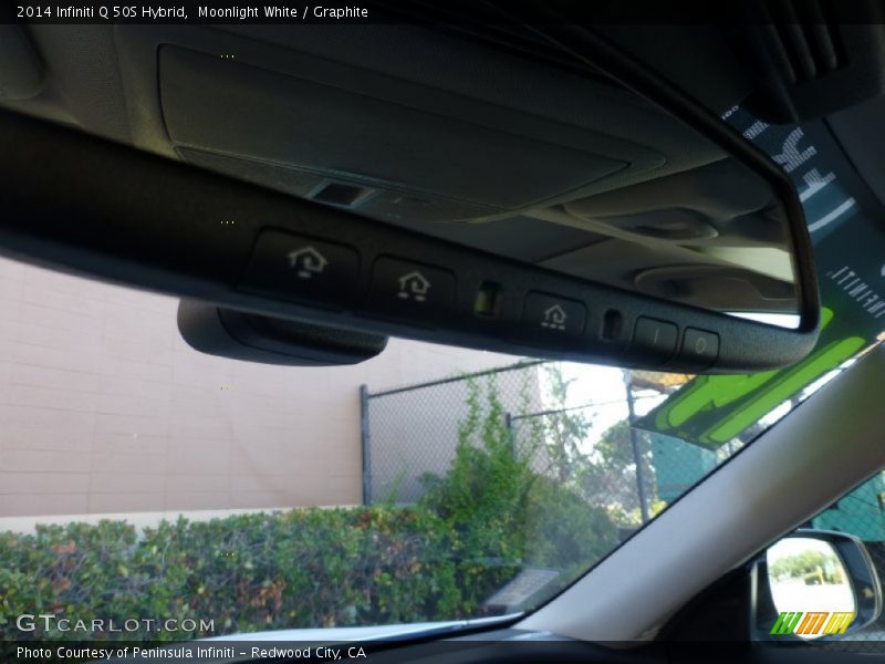 Moonlight White / Graphite 2014 Infiniti Q 50S Hybrid