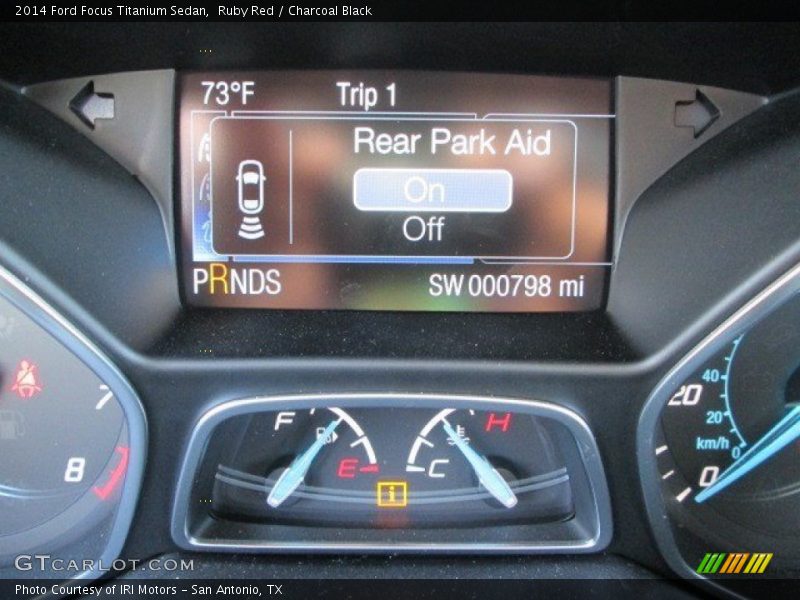 Ruby Red / Charcoal Black 2014 Ford Focus Titanium Sedan