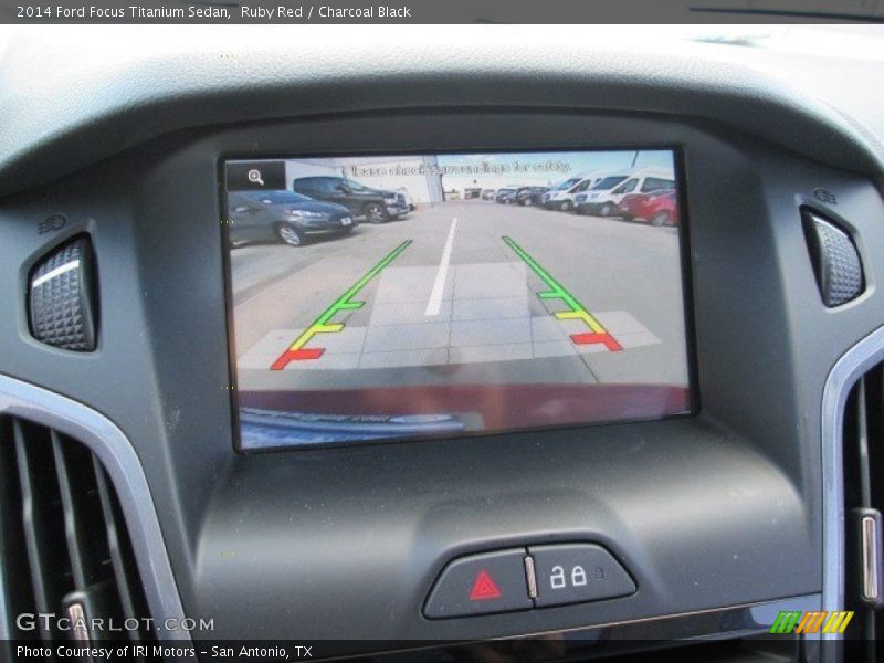 Ruby Red / Charcoal Black 2014 Ford Focus Titanium Sedan