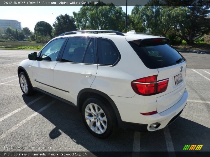 Alpine White / Sand Beige 2012 BMW X5 xDrive35i Premium