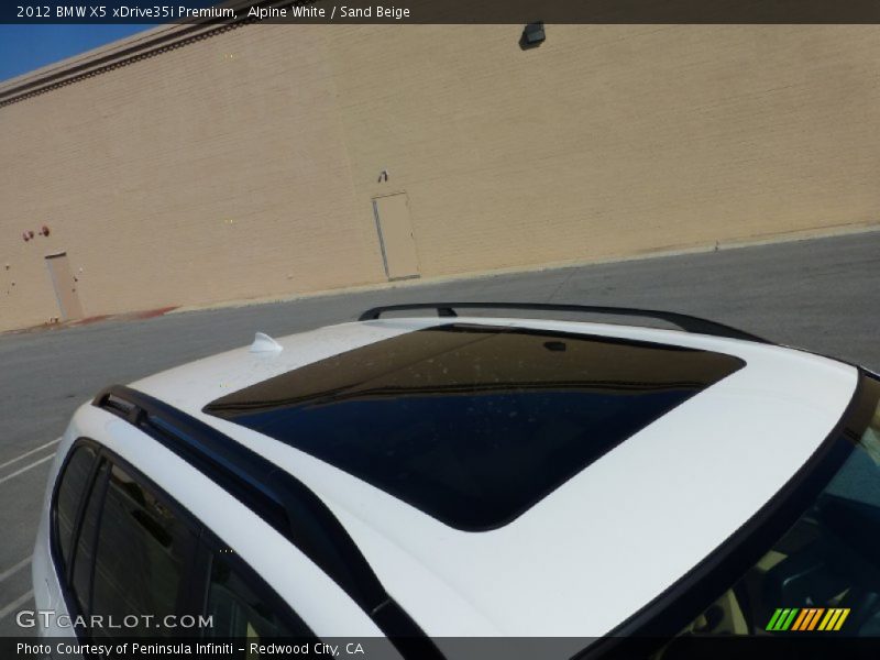 Alpine White / Sand Beige 2012 BMW X5 xDrive35i Premium