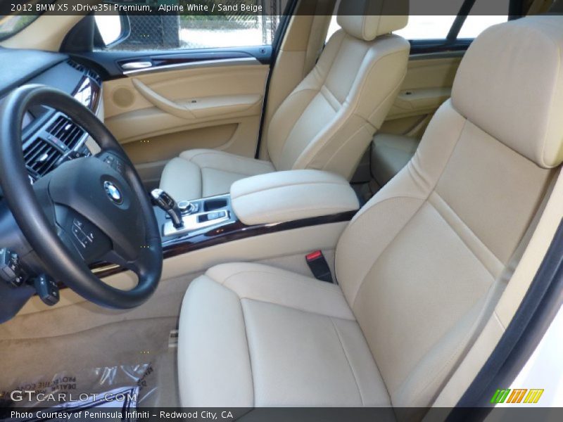 Alpine White / Sand Beige 2012 BMW X5 xDrive35i Premium