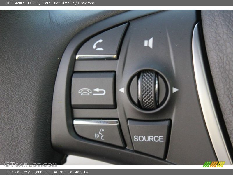 Slate Silver Metallic / Graystone 2015 Acura TLX 2.4