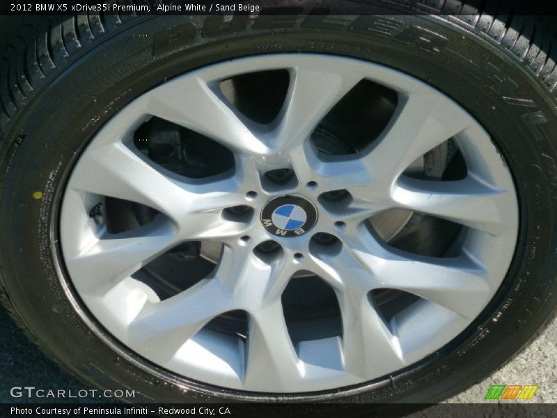 Alpine White / Sand Beige 2012 BMW X5 xDrive35i Premium