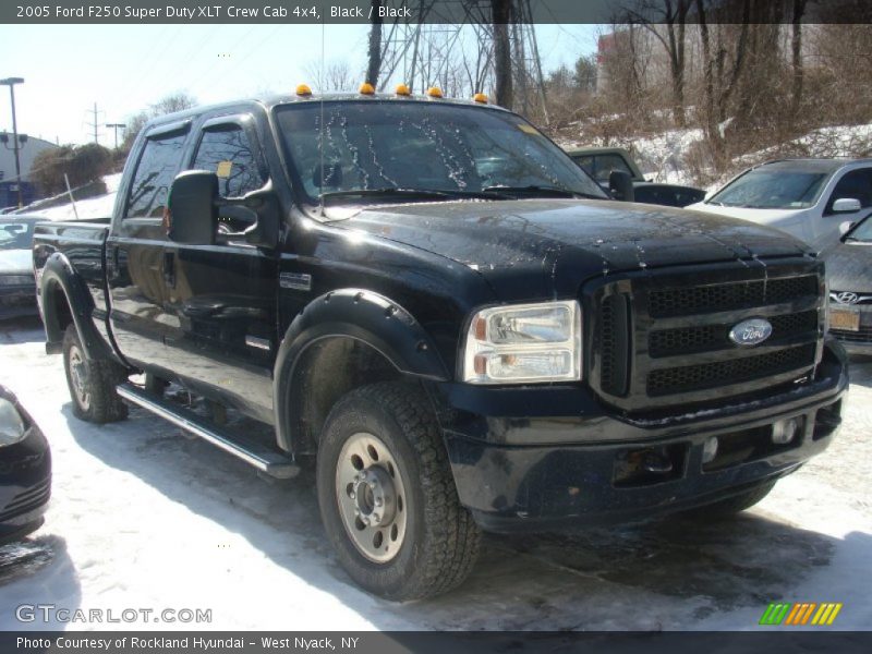 Black / Black 2005 Ford F250 Super Duty XLT Crew Cab 4x4
