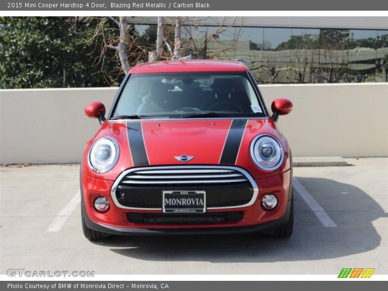 Blazing Red Metallic / Carbon Black 2015 Mini Cooper Hardtop 4 Door