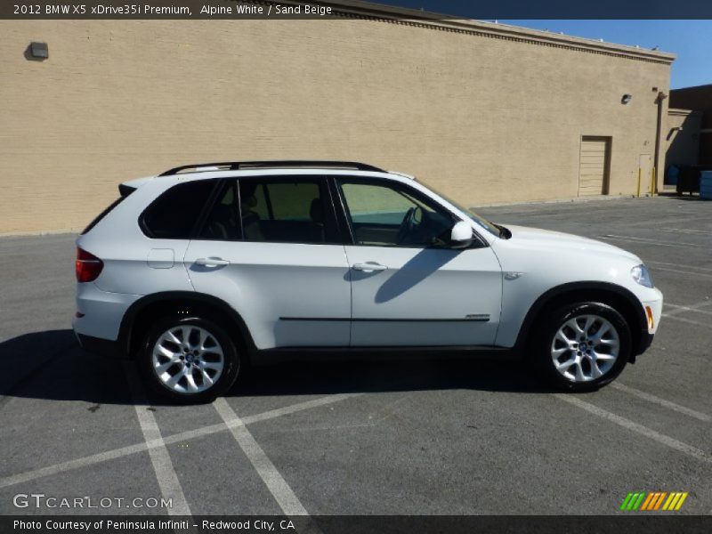 Alpine White / Sand Beige 2012 BMW X5 xDrive35i Premium