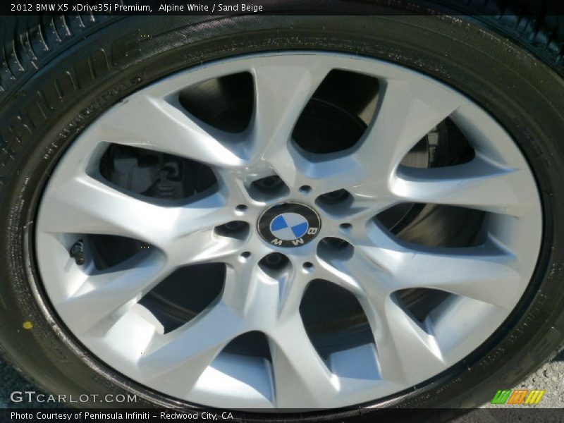 Alpine White / Sand Beige 2012 BMW X5 xDrive35i Premium