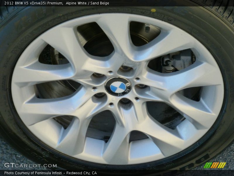 Alpine White / Sand Beige 2012 BMW X5 xDrive35i Premium