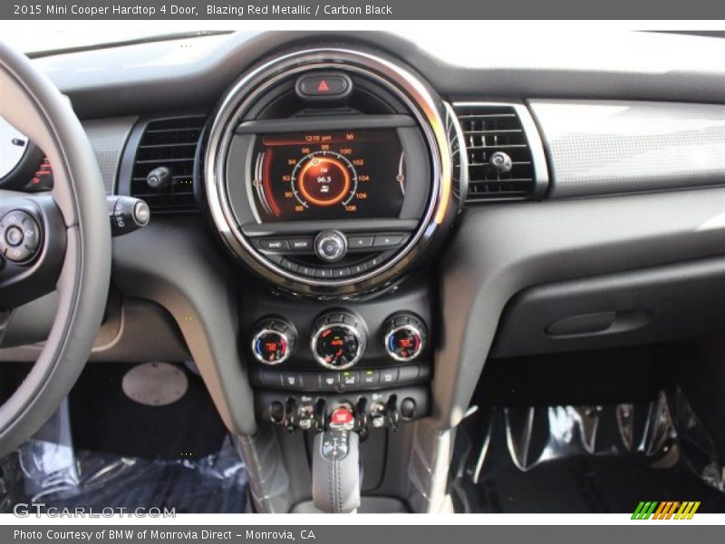 Blazing Red Metallic / Carbon Black 2015 Mini Cooper Hardtop 4 Door