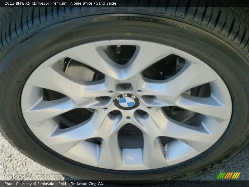 Alpine White / Sand Beige 2012 BMW X5 xDrive35i Premium