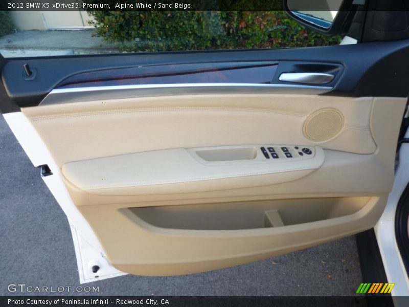 Alpine White / Sand Beige 2012 BMW X5 xDrive35i Premium