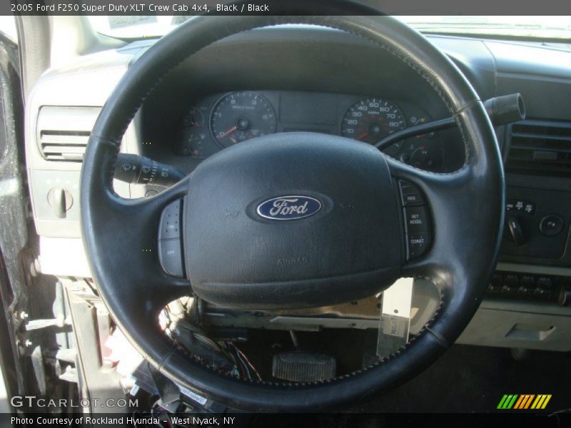 Black / Black 2005 Ford F250 Super Duty XLT Crew Cab 4x4