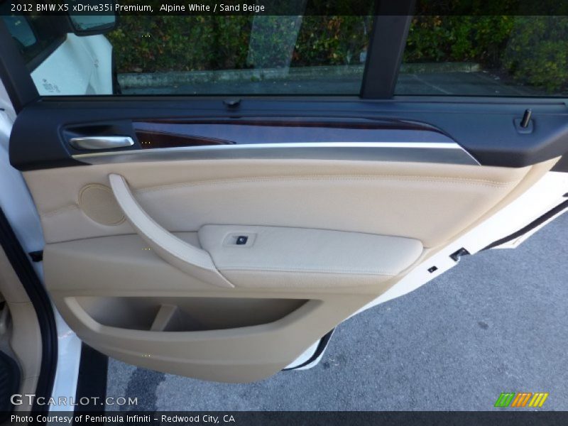 Alpine White / Sand Beige 2012 BMW X5 xDrive35i Premium