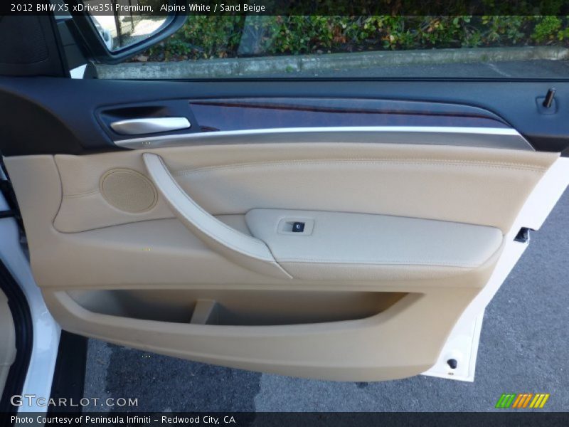 Alpine White / Sand Beige 2012 BMW X5 xDrive35i Premium