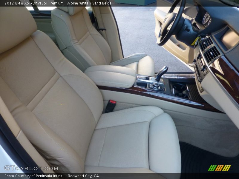 Alpine White / Sand Beige 2012 BMW X5 xDrive35i Premium