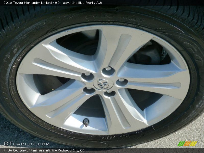Wave Line Blue Pearl / Ash 2010 Toyota Highlander Limited 4WD