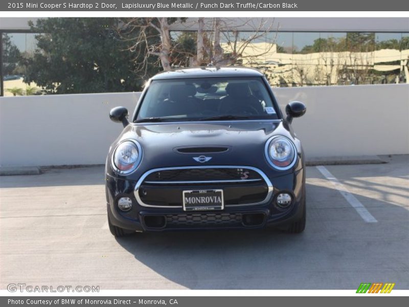 Lapisluxury Blue Metallic / Punch Dark Truffle/Carbon Black 2015 Mini Cooper S Hardtop 2 Door