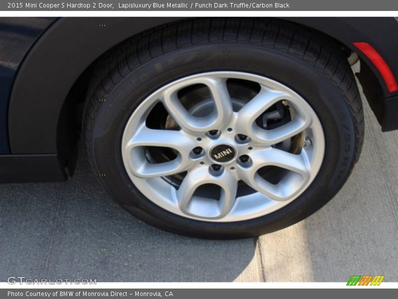 Lapisluxury Blue Metallic / Punch Dark Truffle/Carbon Black 2015 Mini Cooper S Hardtop 2 Door