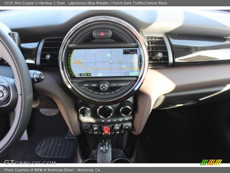 Lapisluxury Blue Metallic / Punch Dark Truffle/Carbon Black 2015 Mini Cooper S Hardtop 2 Door