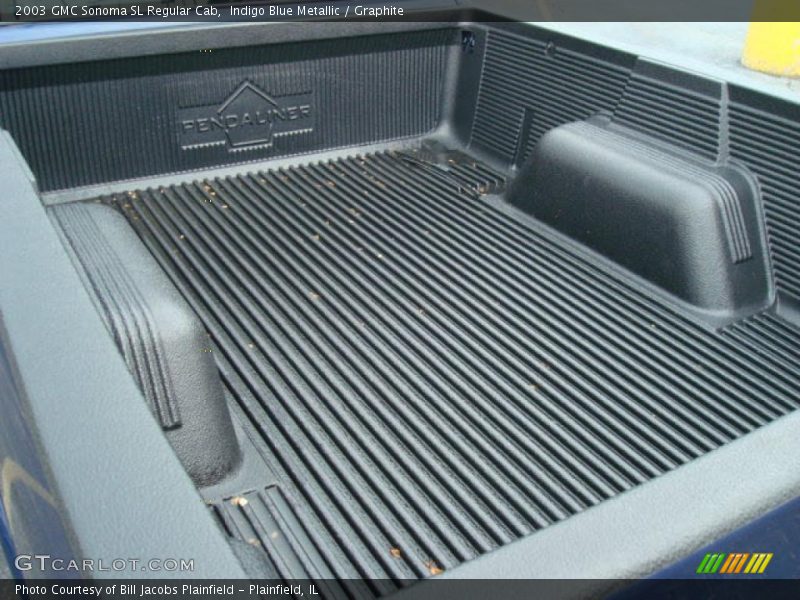 Indigo Blue Metallic / Graphite 2003 GMC Sonoma SL Regular Cab