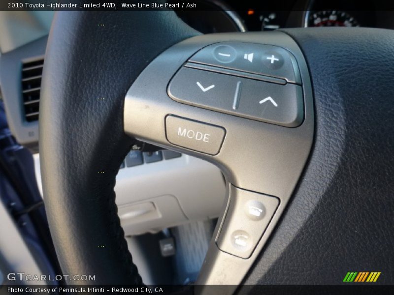 Wave Line Blue Pearl / Ash 2010 Toyota Highlander Limited 4WD