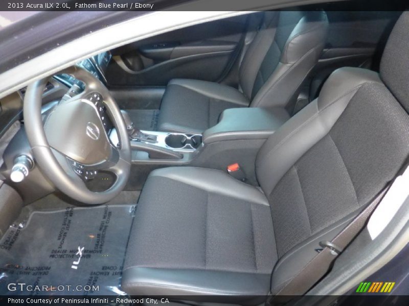 Fathom Blue Pearl / Ebony 2013 Acura ILX 2.0L